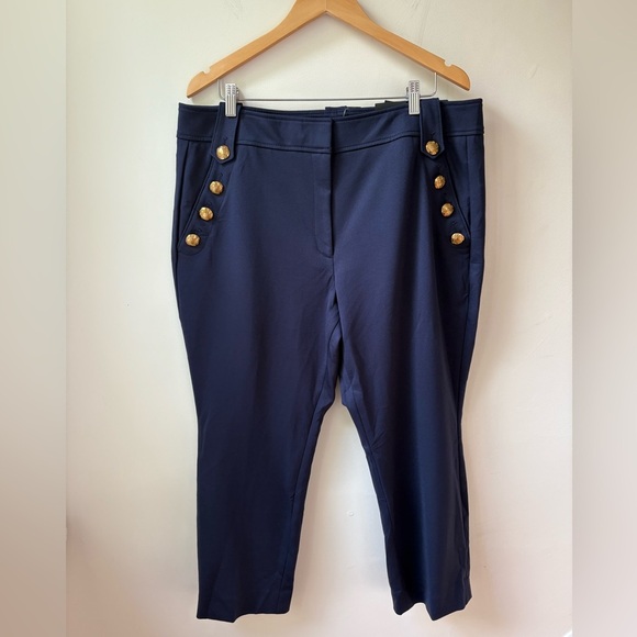 NWT WHBM® Jolie Button Straight Luxe Stretch Pant​ - Picture 5 of 14